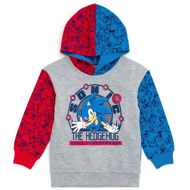 Sonic the Hedgehog Tails Knuckles Hoodie Little Kid to Big, 1 of 8