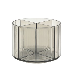 Trio Home Round Rotating 4 Compartment Cosmetic & Beauty Organizer, Brush Holder, Makeup, Jewelry, Office Accessories, Vanity Holder - 1 of 4