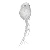 Northlight Sequined Bird Christmas Clip-on Ornament - 7.5" - White - 3 of 4