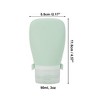 Unique Bargains Squeezable Silicone Pump Bottle for Travel Camping Outdoors 1 Pc - 4 of 4