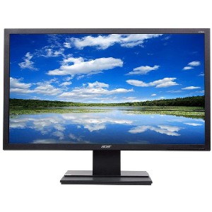 Acer 24" Widescreen LCD Monitor Display Full HD 1920 X 1080 5 ms 60Hz|V246HLBMDP - Manufacturer Refurbished - 1 of 4
