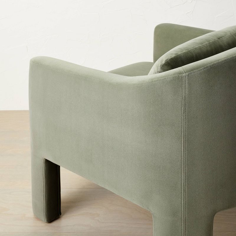 Linaria Fully Upholstered Velvet Accent Chair - Opalhouse™ designed with Jungalow™ , 6 of 15