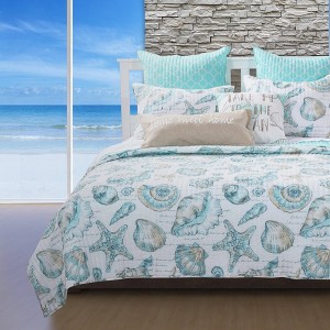 Greenland Home Fashions Cruz Quilt & Sham Set - 1 of 4