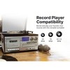 VICTOR Cosmopolitan 8-in-1 Turntable Music Center with 3-Speed Record Player, CD/MP3/Cassette Player, AM/FM Radio, Dual Bluetooth In & Out, USB - 4 of 4