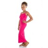 24seven Comfort Apparel Girls Ruffle Spaghetti Strap Maxi Dress - 2 of 4