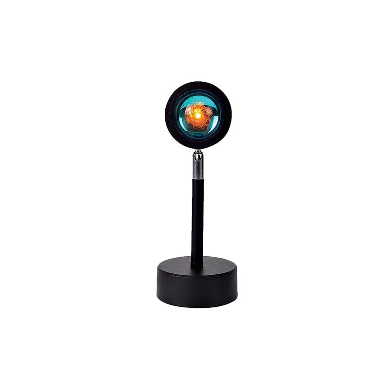 Pursonic 180 Degree Sunset Projector Table Lamp With Remote Control - Black, 3 of 4