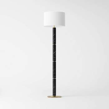 Faux Marble Stick Floor Lamp - Threshold™