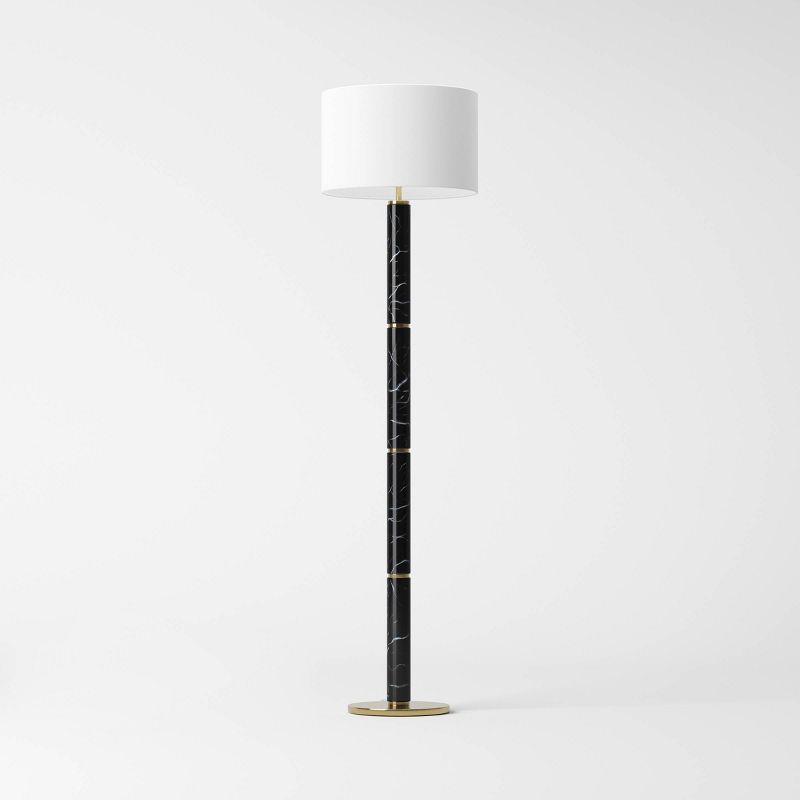 Faux Marble Stick Floor Lamp - Threshold™, 1 of 8