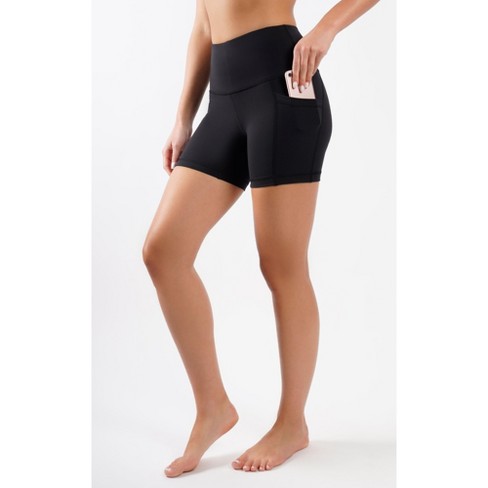 Yogalicious Womens Lux Polygiene Tribeca 5 High Waist Side Pocket