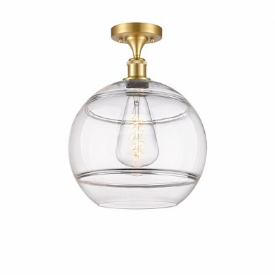 Rochester - 1 Light Semi-Flush Mount In Industrial Style-14.63 Inches Tall and 12 Inches Wide