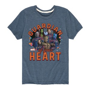 Boys' - Marvel - Guardian Of Your Heart Valentine Short Sleeve Graphic T-Shirt - 1 of 4