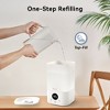 Pharata Humidifier for Bedroom, 3.2L Cool Mist Humidifier with Essential Oil Diffuser for Home, Plant, Ultrasonic Humidification, Auto Shut-Off - 3 of 4