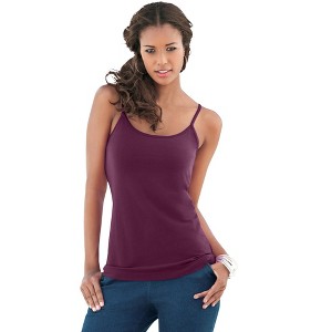 Roaman's Women's Plus Size Bra Cami With Adjustable Straps - 1 of 4