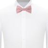 Jacob Alexander Men’s Seersucker Striped Pre-Tied Clip-On Bow Tie - 3 of 4
