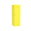 Metal Storage Cabinet With 3 Hanging Rod, 3 Storage Spaces, Metal Locker, 50.78in High Storage Cabinet For Home, School, Gym, Bedroom - 4 of 4