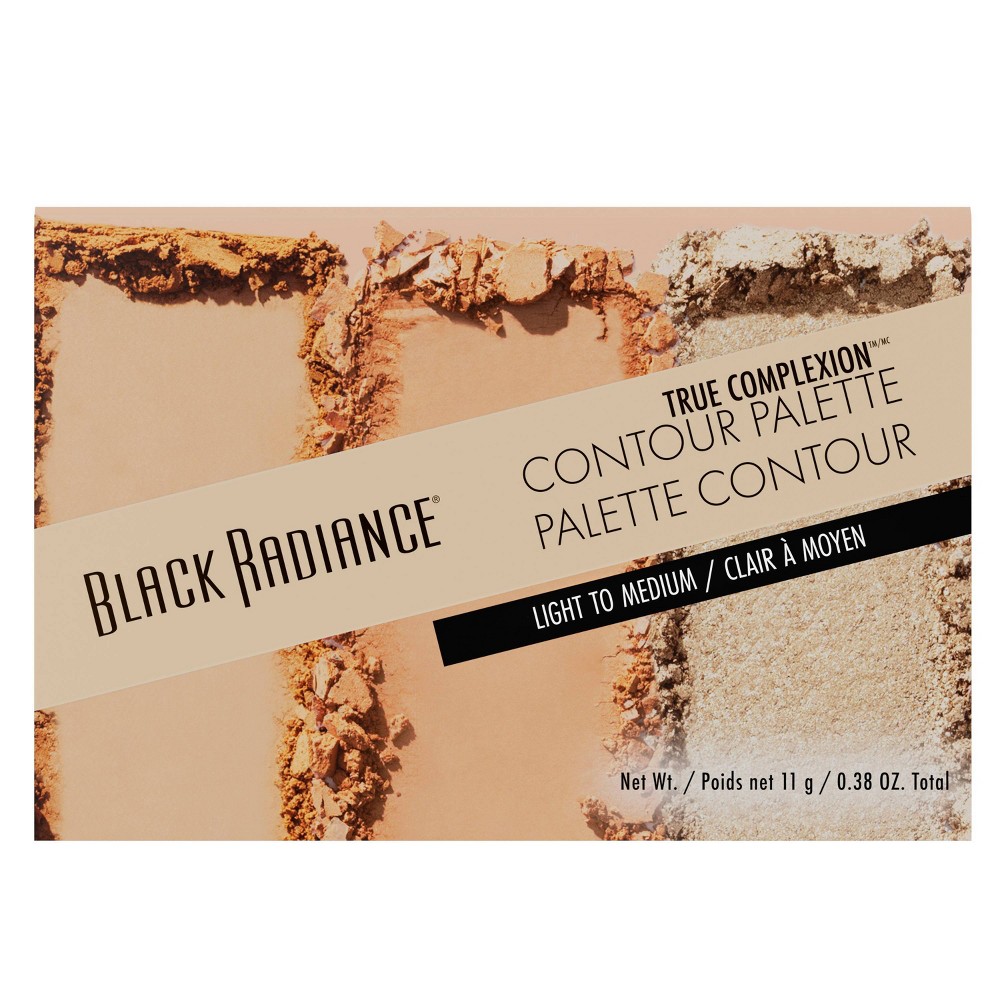 Black Radiance True Complexion Contour Palette - Light to Medium - 0.38oz