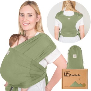 KeaBabies D-Lite Baby Wrap Carrier, Adjustable Baby Carrier, Baby Sling, Newborn, Infant, Toddler 7-44lbs - 1 of 4
