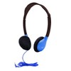 HamiltonBuhl® Sack-O-Phones, 10 Personal Headphones in a Carry Bag, Blue - 2 of 3