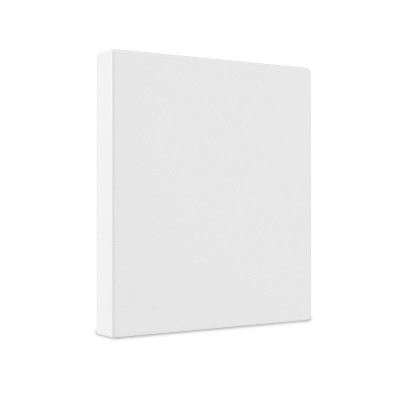 Staples 1" Simply View Binders with Round Rings White 12/Pack 23735/21684