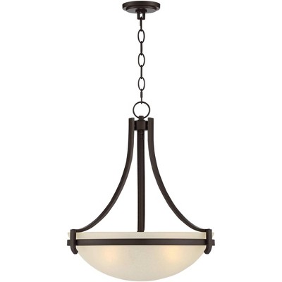 Mallot Bronze Pendant Chandelier with Champagne Glass Shade