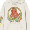 Sesame Street Snuffle-cise Fan Club Women's Tofu Hoodie - 2 of 3