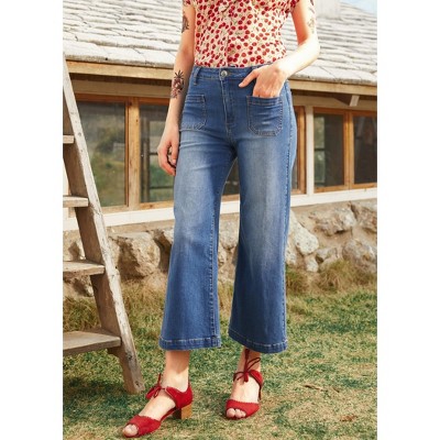Boardwalk Beauty Wide Leg Denim Pants