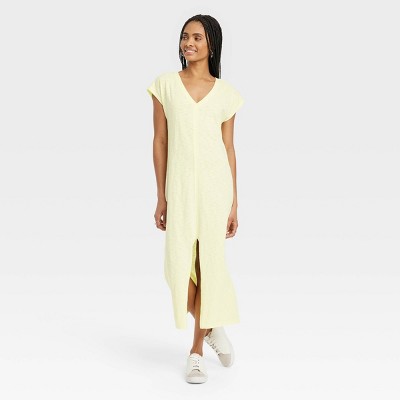 Women's 3/4 Sleeve Midi Shirtdress - Universal Thread™ : Target