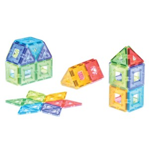 Polydron KinderMag Translucent Starter Set - Magnetic Building - 48 Pieces - 1 of 4