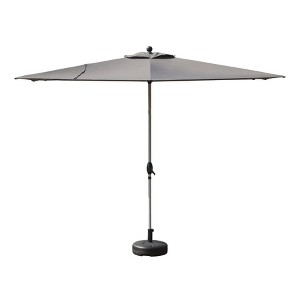 NicBex 10x6.5FT/6x4FT Rectangle Patio Umbrella,Outdoor Umbrella with Crank Lift & Tilt,UV Protection Market Umbrella for Poolside,Garden - 1 of 4