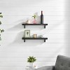 24" Floating Wall Décor Display Ledge Shelves Set of 2 - Danya B. - 2 of 4