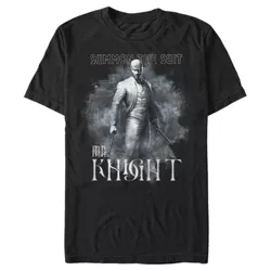 Men's Marvel: Moon Knight Mr. Knight Summon the Suit  T-Shirt - Black - Medium