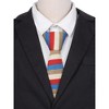INSPIRE CHIC Men's Knitted Striped Skinny Neckties - 4 of 4