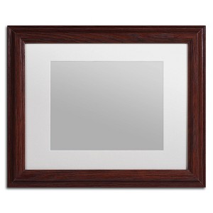 Trademark Fine Art 11"x14" Heavy Duty Wood Frame with White Mat - 1 of 3