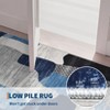 Machine Washable Contemporary Abstract Area Rug Low Pile Stain & Slip Resistant Pet Friendly Floor Cover - 4 of 4