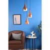 Elegant Lighting Nora 3 Light Honey Gold Pendant - 2 of 4
