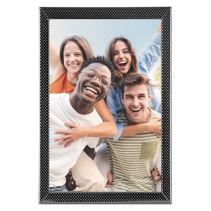 REGALWOVEN Metal Wedding Gift Home Tabletop Decor Simple Picture Photo Frame with Real Glass 1 Pc - 1 of 4