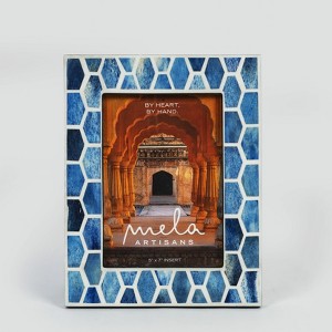 Mela Artisans Gramercy Bone Inlay Photo Frame 5x7 - 1 of 4