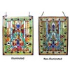 CHLOE Lighting Tiffany-glass Victorian Panel 18-7/8x24-6/8 - 4 of 4