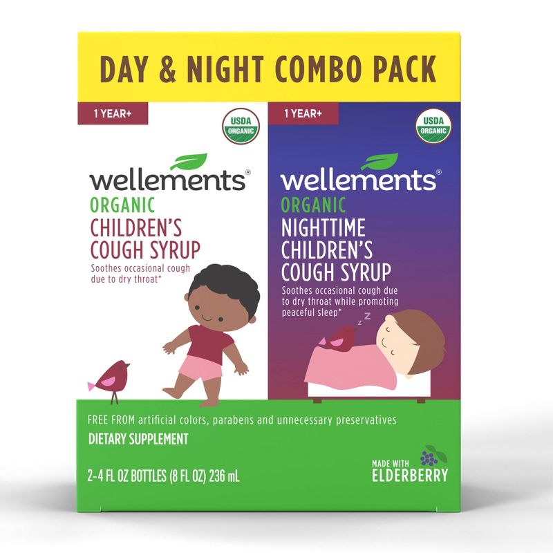 Wellements Day &#38; Nighttime Children&#39;s Cough - 8 fl oz, 1 of 13
