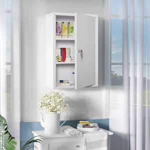 LOVMOR Steel Wall Mount Medicine Cabinet - 1 of 4