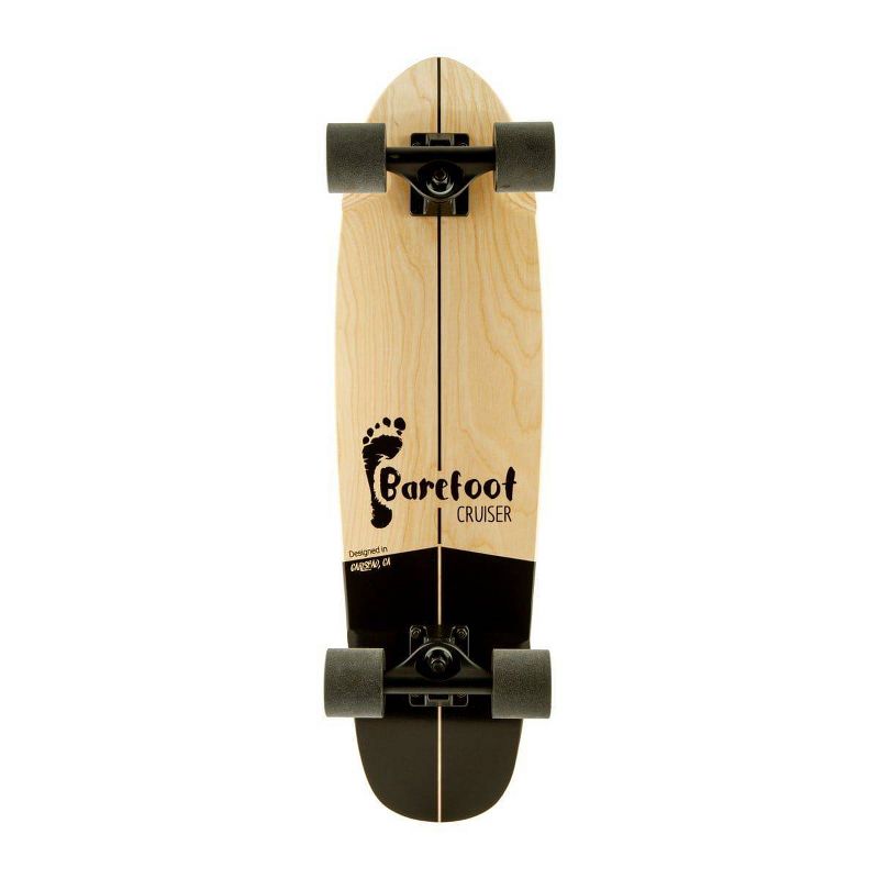 Magneto Boards 27.5&#34; Barefoot Cruiser Skateboard - Black/Brown, 5 of 9