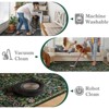Lahome GST Intricate Floral Abundance Short Pile Velvet Rectangular Indoor Area Rug - 4 of 4
