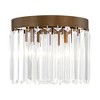 Livex Lighting Ashton 3 - Light Flush Mount in  Brushed Nickel - 4 of 4