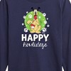 Boys' - Disney - Happy Howlidays Pluto Christmas Long Sleeve Graphic T-Shirt - 2 of 4