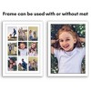 Americanflat 14x20 Collage Picture Frame with Polished Plexiglass - Fits Nine 4x6 Photos or One 14x20 Photo - Gallery Wall Frame Set - White - 4 of 4