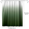 Americanflat 71x74 Ombre Pattern Shower Curtain - Water Resistant Shower Curtain - Polyester Fabric - 2 of 4