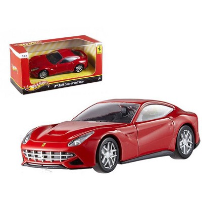 Ferrari F12 Berlinetta Red 1/43 Diecast Model Car by Hotwheels