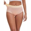 INSPIRE CHIC Women's High Waisted Lace Trim Briefs Cotton Full Coverage Underwear Panties - 4 of 4