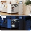 LOVMOR 41"-79" L-Shaped Desk with Drawers - 4 of 4
