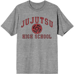 Jujutsu High School Athletic Heather Gray Men's Tee - 1 of 3